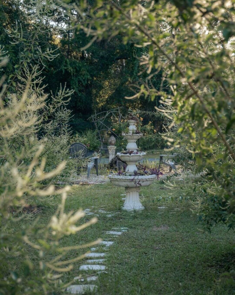 Shaktiland garden bird bath